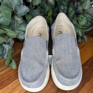 Far West Gray Slip-On Canvas Shoes